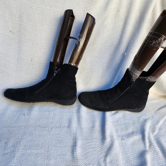 Munro double zip moto ankle boots 10 - Picture 5 of 15
